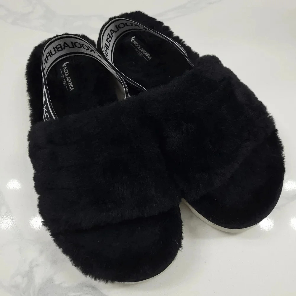 Koolaburra By UGG Fuzz'n II Faux Fur Sandals - Picture 5 of 12